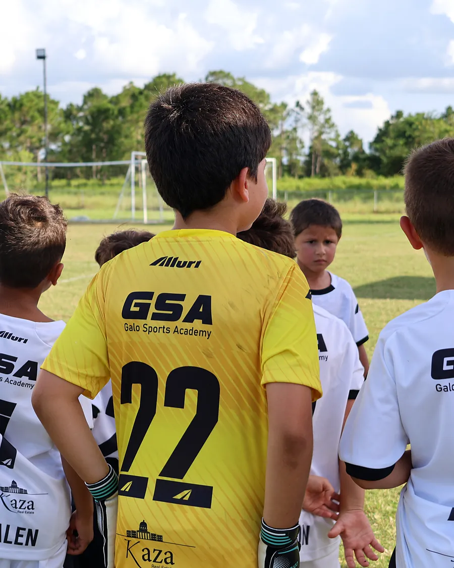 Players listening to the referee